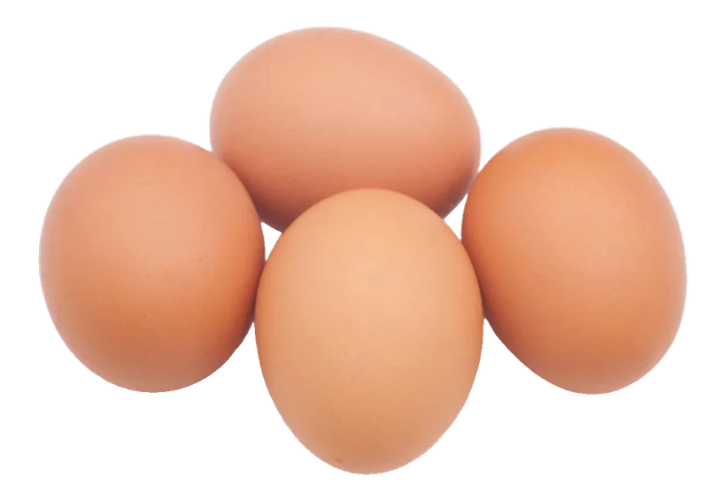 Bốn quả trứng gà vỏ nâu